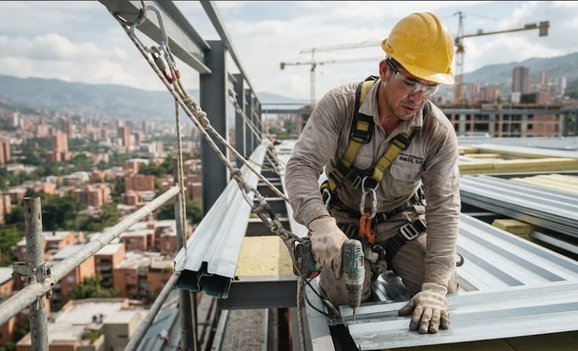 AYUDANTE DE CONSTRUCCIÓN EXPERTO EN TRABAJO SEGURO EN ALTURAS ​GRUPO EMPRESARIAL MACRIL